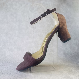 the mocha suede block heel